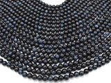 Blue Tiger Eye, 6mm (6.5mm) Round Beads-Gems: Round & Faceted-BeadDirect