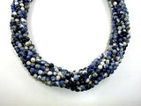 Sodalite Beads, Round, 4mm-Gems: Round & Faceted-BeadDirect