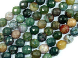Indian Agate, 12mm Faceted Round-Gems: Round & Faceted-BeadDirect