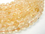 Genuine Citrine Beads, 12mm Faceted Round Beads-Gems: Round & Faceted-BeadDirect