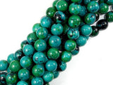 Chrysocolla, 12mm Round Beads-Gems: Round & Faceted-BeadDirect
