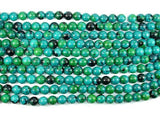 Chrysocolla, 12mm Round Beads-Gems: Round & Faceted-BeadDirect