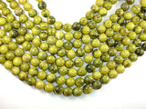 Yellow Turquoise Beads, 14mm Round Beads-Gems: Round & Faceted-BeadDirect