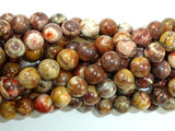 Birdseye Rhyolite, 8mm(8.4mm) Round Beads-Gems: Round & Faceted-BeadDirect