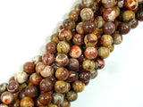 Birdseye Rhyolite, 8mm(8.4mm) Round Beads-Gems: Round & Faceted-BeadDirect