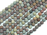 Matte Artistic Jasper, 6mm Round Beads-Gems: Round & Faceted-BeadDirect