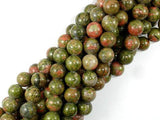 Unakite Beads, 10mm Round Beads-Gems: Round & Faceted-BeadDirect