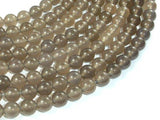 Gray Agate Beads, 8mm Round Beads-Gems: Round & Faceted-BeadDirect