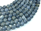 Blue Sponge Coral Beads, 10mm Round Beads-Gems: Round & Faceted-BeadDirect