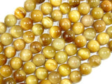 Golden Tiger Eye, 8mm Round Beads-Gems: Round & Faceted-BeadDirect