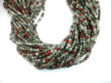 African Bloodstone, 4mm (4.5 mm)-Gems: Round & Faceted-BeadDirect