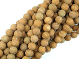 Matte Wood Jasper Beads, 10mm, Round Beads-Gems: Round & Faceted-BeadDirect