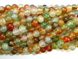 Agate Beads, 6mm Round Beads-Agate: Round & Faceted-BeadDirect