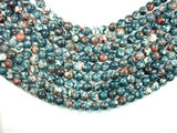 Rain Flower Stone, Gray, 10mm Round Beads-Gems: Round & Faceted-BeadDirect