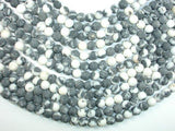 Matte Zebra Jasper Beads, 8mm, Round Beads-Gems: Round & Faceted-BeadDirect