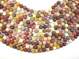 Matte Mookaite Beads, 8mm Round Beads-Gems: Round & Faceted-BeadDirect