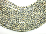 Matte Dalmation Jasper Beads, 6mm Round Beads-Gems: Round & Faceted-BeadDirect