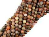 Orange River Jasper, 6mm Round Beads-Gems: Round & Faceted-BeadDirect