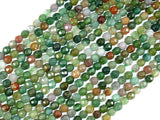 Indian Agate Beads, Fancy Jasper Beads, 4mm Faceted Round Beads-Gems: Round & Faceted-BeadDirect