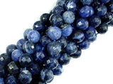 Sodalite Beads, 10mm Faceted Round Beads-Gems: Round & Faceted-BeadDirect