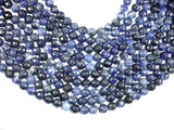 Sodalite Beads, 10mm Faceted Round Beads-Gems: Round & Faceted-BeadDirect