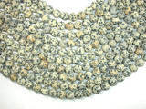 Matte Dalmation Jasper Beads, 10mm Round Beads-Gems: Round & Faceted-BeadDirect