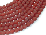 Matte Carnelian Beads, 8mm Round Beads-Gems: Round & Faceted-BeadDirect