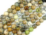 Dendritic Opal Beads, Moss Opal, 10mm Round Beads-Gems: Round & Faceted-BeadDirect