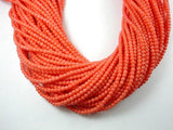 Pink Coral Beads, Angel Skin Coral, 3mm Round Beads-Gems: Round & Faceted-BeadDirect