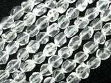 Clear Quartz, (7-8) mm x (9-10) mm Faceted Nugget Beads-Gems: Round & Faceted-BeadDirect