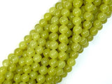 Olive Jade Beads, 6mm Round Beads-Gems: Round & Faceted-BeadDirect