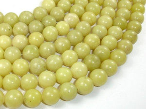 Olive Jade Beads, 12mm Round Beads-Gems: Round & Faceted-BeadDirect