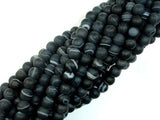 Matte Banded Agate Beads, 6mm Round Beads-Agate: Round & Faceted-BeadDirect