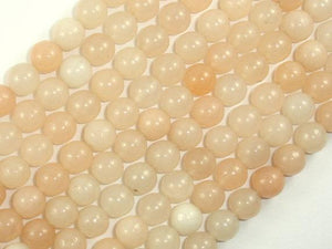 Pink Aventurine Beads, 8mm, Round Beads-Gems: Round & Faceted-BeadDirect
