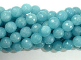 Blue Sponge Quartz Beads, 10mm Faceted Round Beads-Gems: Round & Faceted-BeadDirect