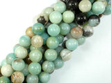 Amazonite Beads, 12mm (12.5mm) Round-Gems: Round & Faceted-BeadDirect
