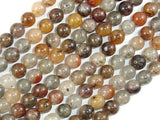 Lodolite Quartz, 8mm Round Beads-Gems: Round & Faceted-BeadDirect