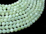 Matte New Jade Beads, Round, 6mm-Gems: Round & Faceted-BeadDirect