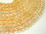 Genuine Citrine Beads, 8mm Round Beads-Gems: Round & Faceted-BeadDirect