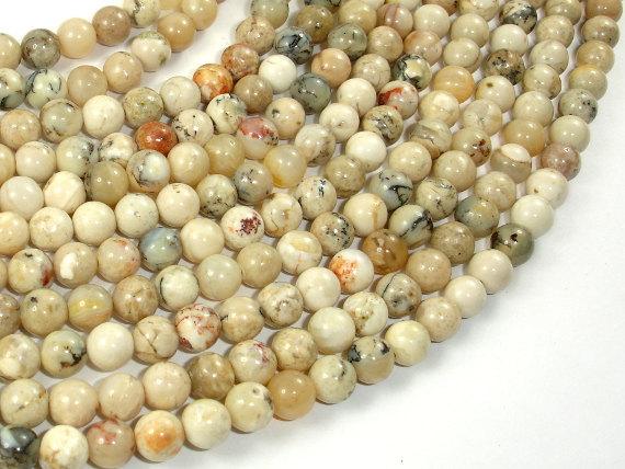 African Opal, 6mm (6.2mm) Round-Gems: Round & Faceted-BeadDirect