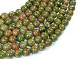 Unakite Beads, 10mm Round Beads-Gems: Round & Faceted-BeadDirect