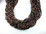 Rhodonite Beads, 4mm Round Beads-Gems: Round & Faceted-BeadDirect