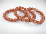 Sunstone Beads, Sunstone Bracelet, 8.5mm Round Beads-Gems: Round & Faceted-BeadDirect