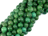 Verdite, African Jade, 10mm (10.4mm) Round Beads-Gems: Round & Faceted-BeadDirect