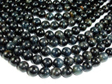 Blue Tiger Eye Beads, 10mm Round Beads-Gems: Round & Faceted-BeadDirect