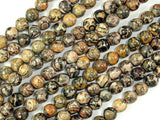 Leopard Skin Jasper Beads, 6mm Round Beads-Gems: Round & Faceted-BeadDirect