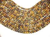 Iron Zebra Jasper Beads, 8mm Round Beads-Gems: Round & Faceted-BeadDirect