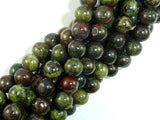 Dragon Blood Jasper, 8mm, Round Beads-Gems: Round & Faceted-BeadDirect