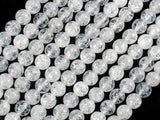 Crackle Clear Quartz Beads, 6mm Round Beads-Gems: Round & Faceted-BeadDirect