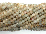 Lodolite Quartz, 4mm Round Beads-Gems: Round & Faceted-BeadDirect